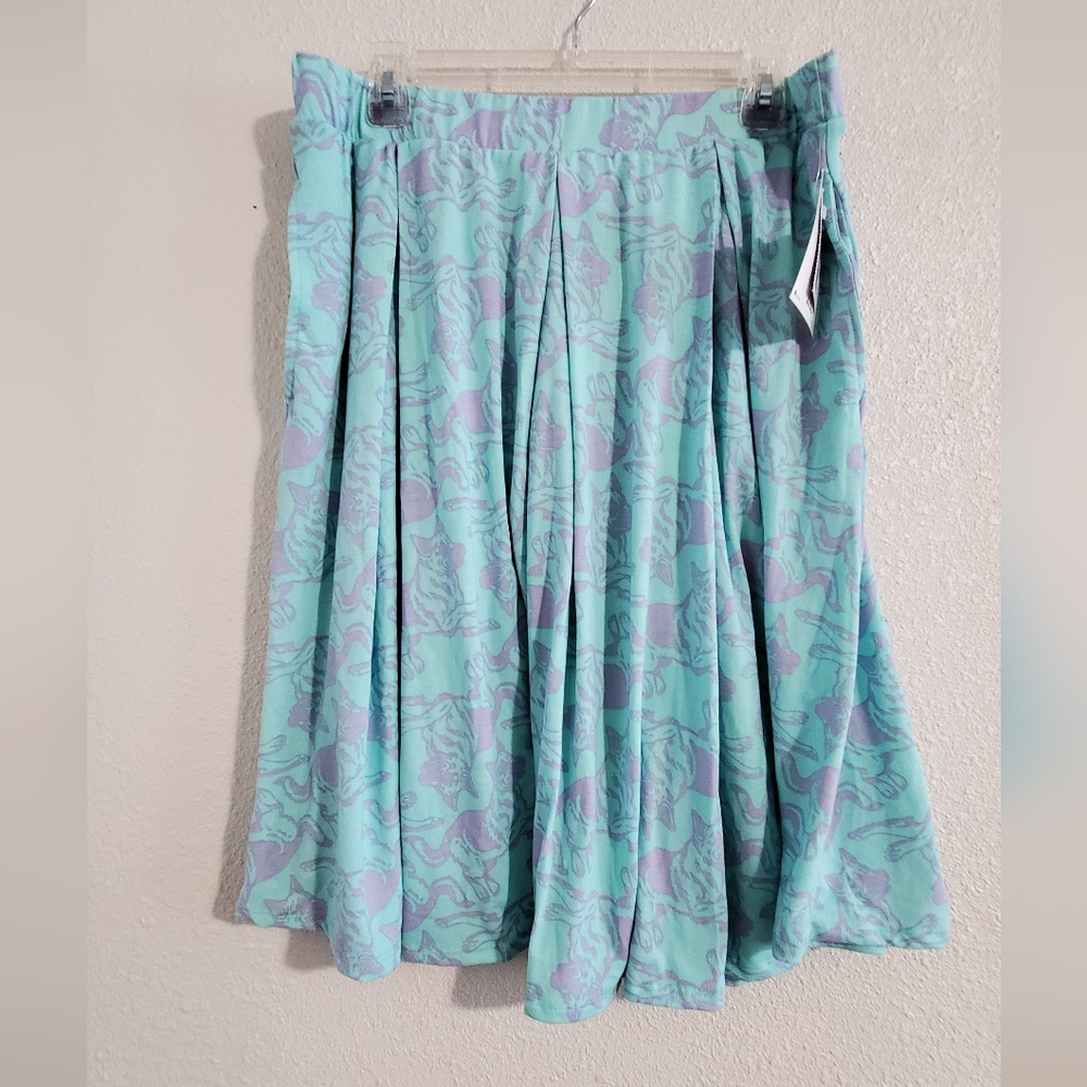 FINAL PRICE: NWT Lularoe German Shepard Madison Flare Skirt